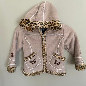 Big Chill Girl's Suede Look Coat